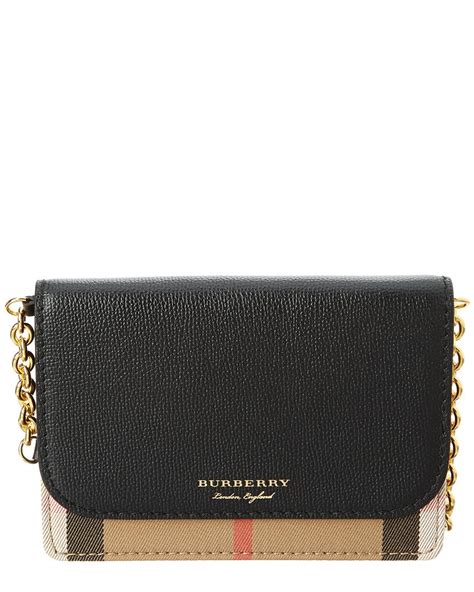 burberry wallet on a chain|burberry black wallet.